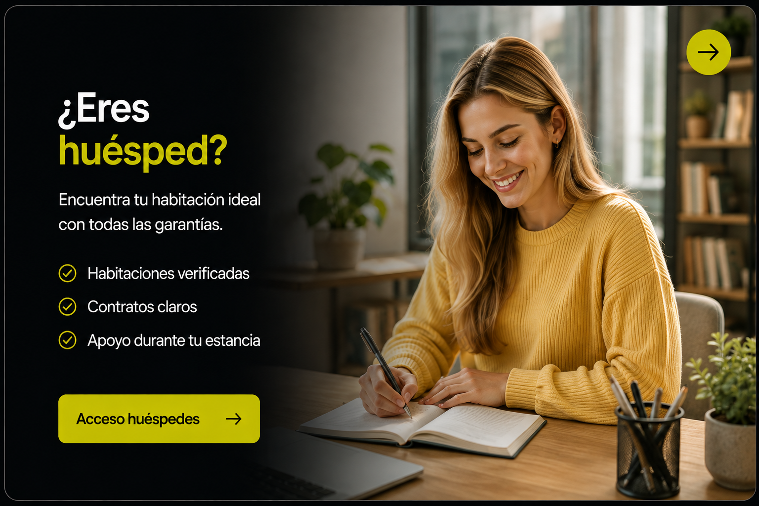 ¿Eres huésped?